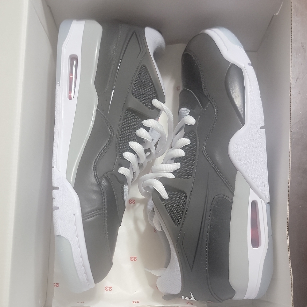 Jordan Black and Gray Sneakers